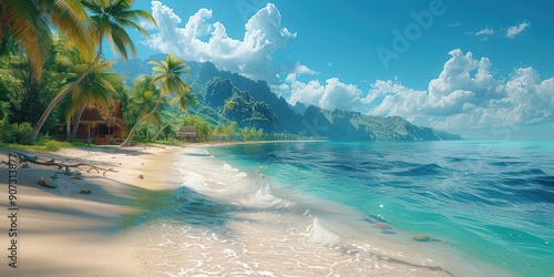 Tropical Paradise Beach