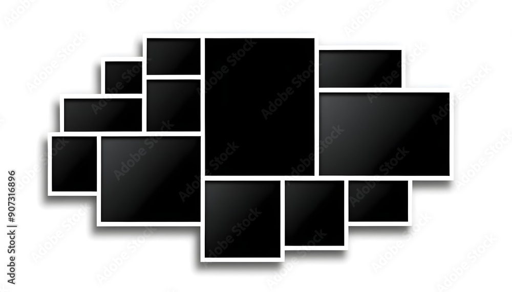 Photo frame collage modern concept background 10 Photo frame collage modern concept background 10