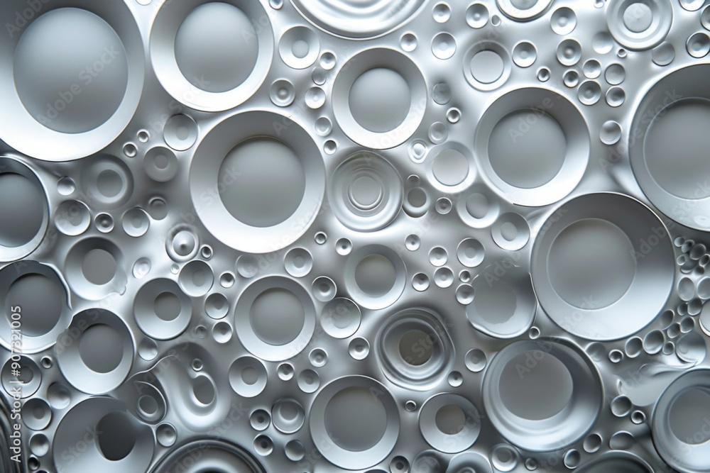 Abstract Silver Circle Pattern Abstract Silver Circle Pattern