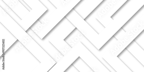 Abstract background with lines White background with diamond and triangle shapes layered in modern abstract pattern design Space design concept Suit for business, corporate, institution presentation. 