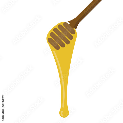 honey cartoon vector. free space for text. wallpaper.
