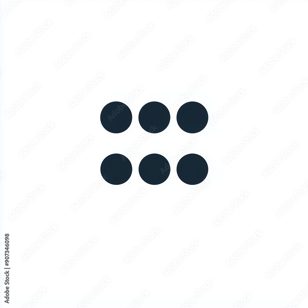 Minimalistic Dot Pattern in Black and White Minimalistic Dot Pattern in Black and White