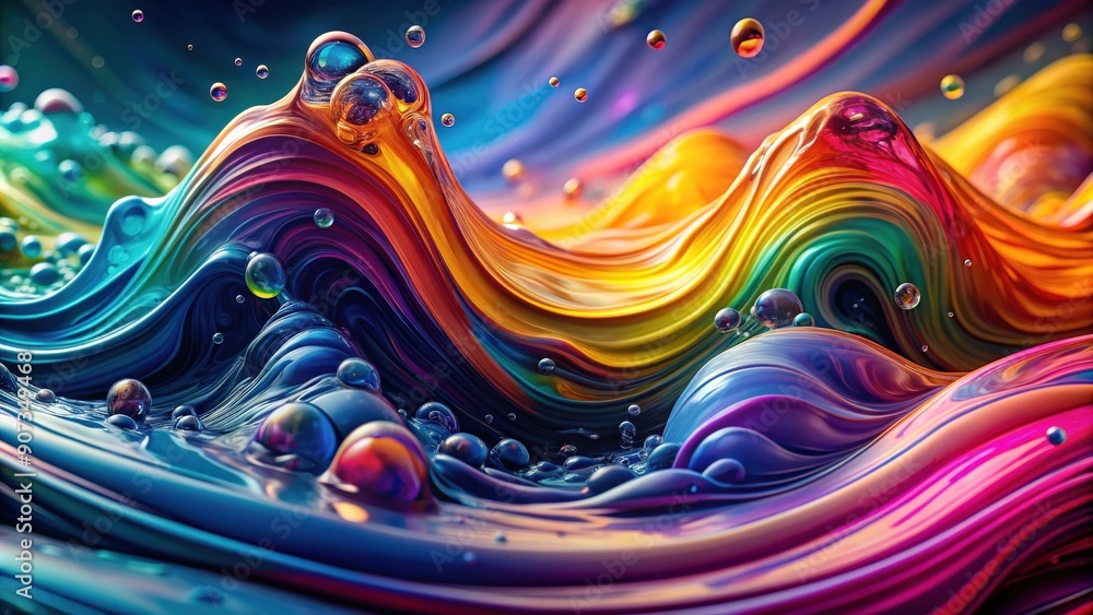 Abstract background of colorful liquid in wave , liquid, abstract, background, colorful,render, wave, vibrant, motion, flowing Abstract background of colorful liquid in wave , liquid, abstract, background, colorful,render, wave, vibrant, motion, flowing