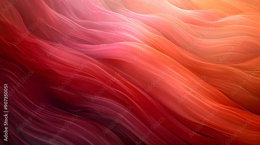 Abstract Red and Orange Wavy Background Abstract Red and Orange Wavy Background