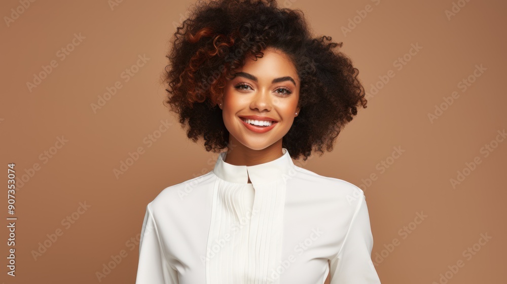 Portrait of a stunning young African American lady Portrait of a stunning young African American lady
