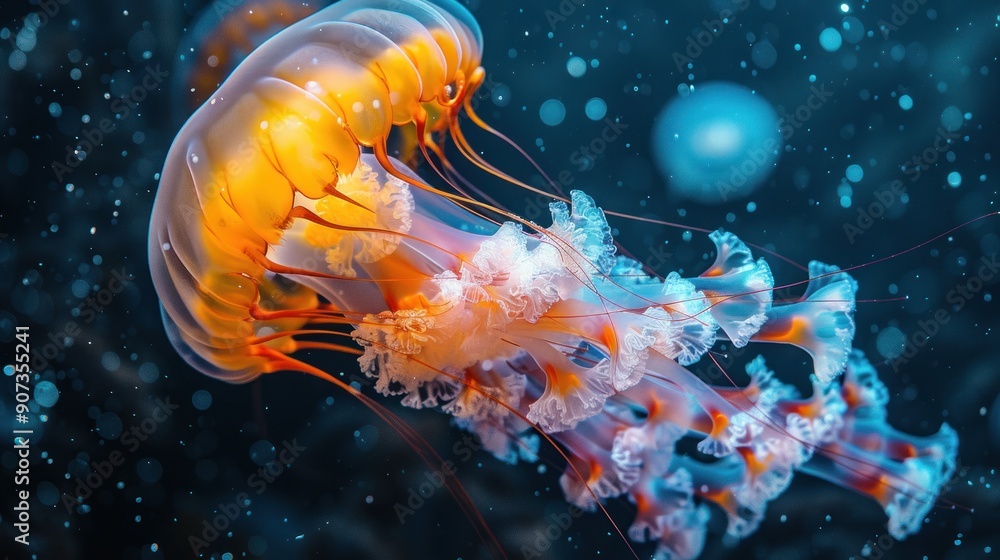 Fototapeta premium A Magnificent Jellyfish