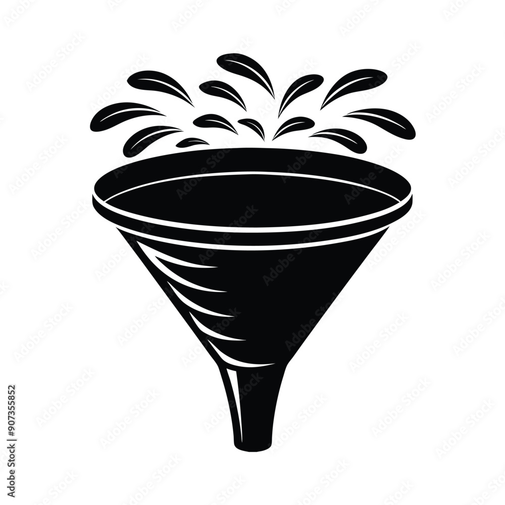 funnel silhouette
funnel silhouette