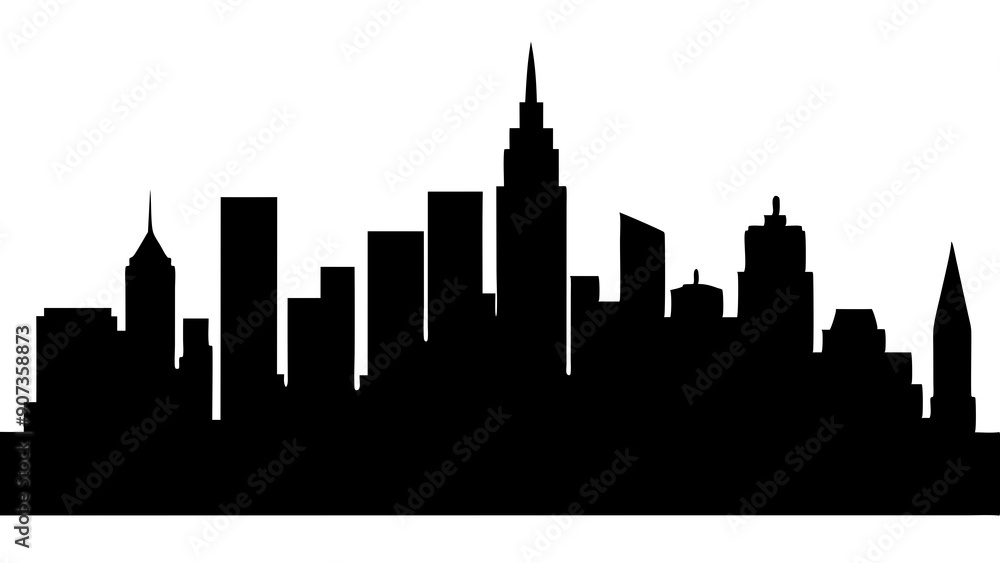 Modern City Life Silhouettes, Urban Elegance: A Guide to Urban Art and Style Modern City Life Silhouettes, Urban Elegance: A Guide to Urban Art and Style