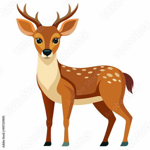 silhouette of a deer, deer vector illustration, pet vector art, deers silhouette, animal vector icon, eps, deer baby