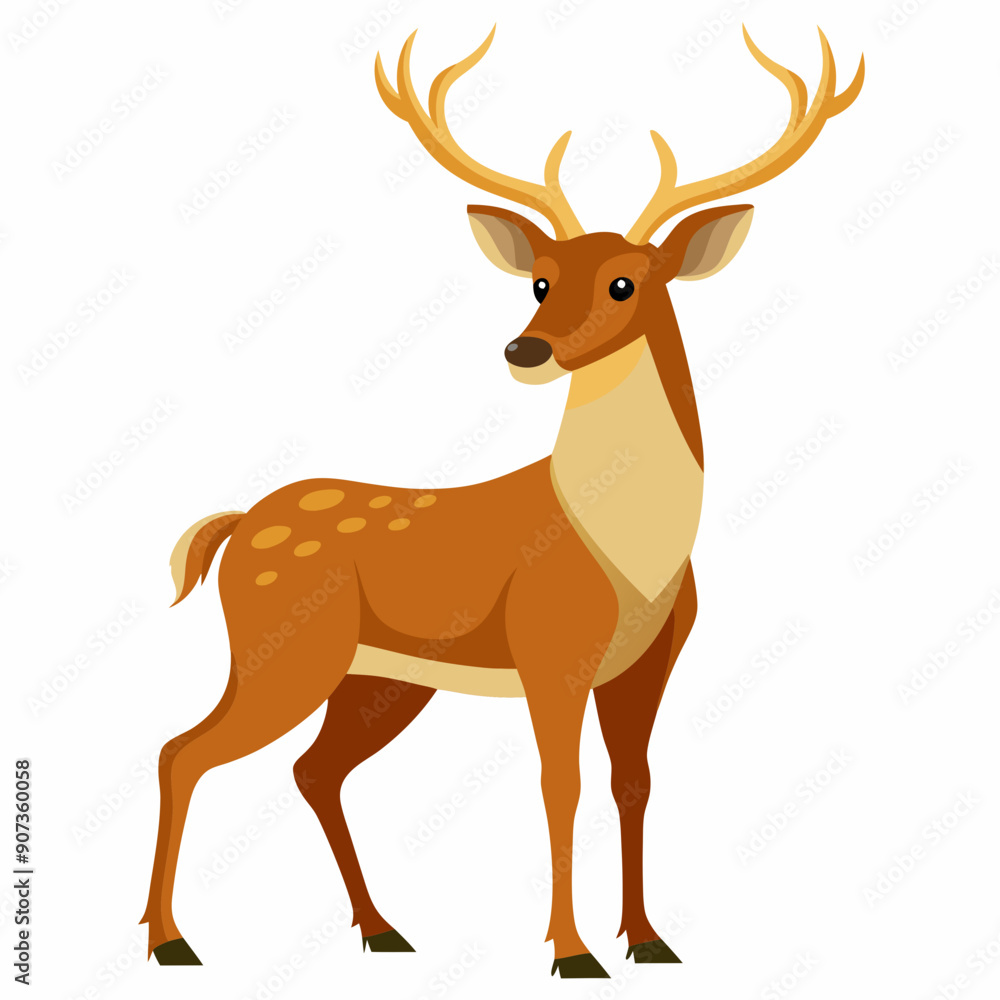 silhouette of a deer, deer vector illustration, pet vector art, deers silhouette, animal vector icon, eps, deer baby silhouette of a deer, deer vector illustration, pet vector art, deers silhouette, animal vector icon, eps, deer baby