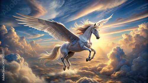 white pegasus photo