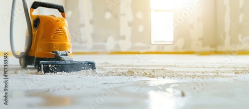 Vacuum Cleaner on a Construction Site