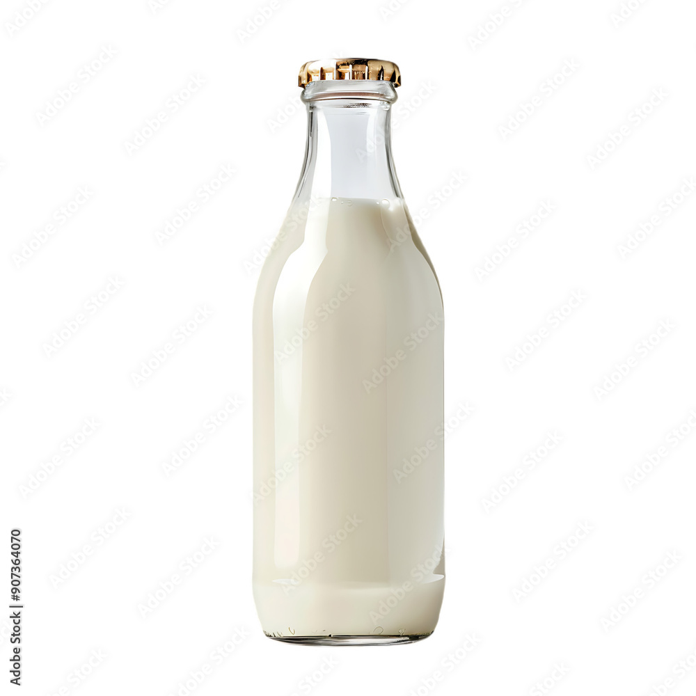 Bottle of milk isolated on transparent background. Bottle of milk isolated on transparent background.