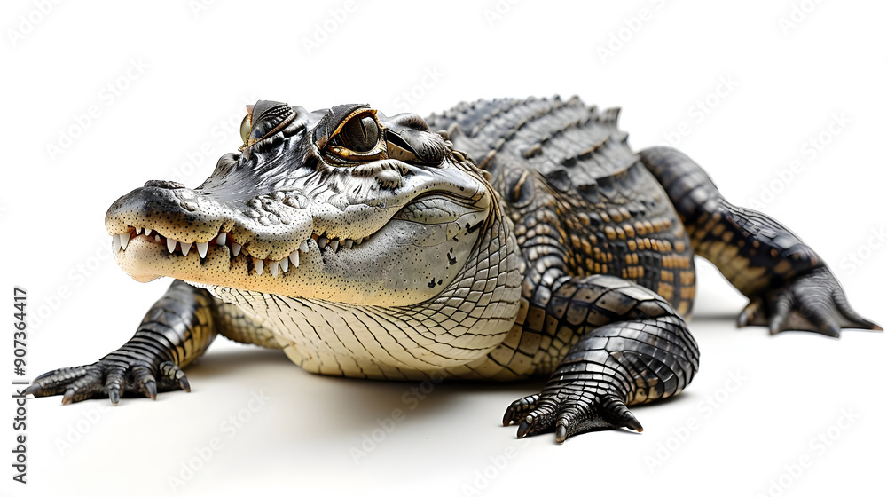 Naklejka premium American Alligator Close-Up