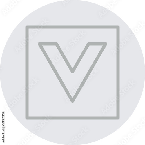 scrolldown Vector Line Grey Circle Grey