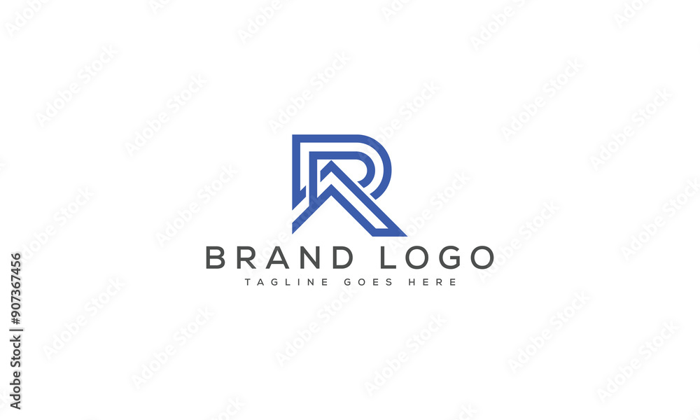 letter R logo design vector template design for brand. letter R logo design vector template design for brand.