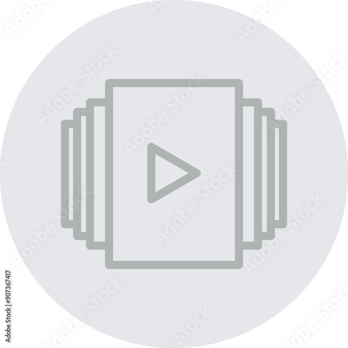 playlist Vector Line Grey Circle Grey