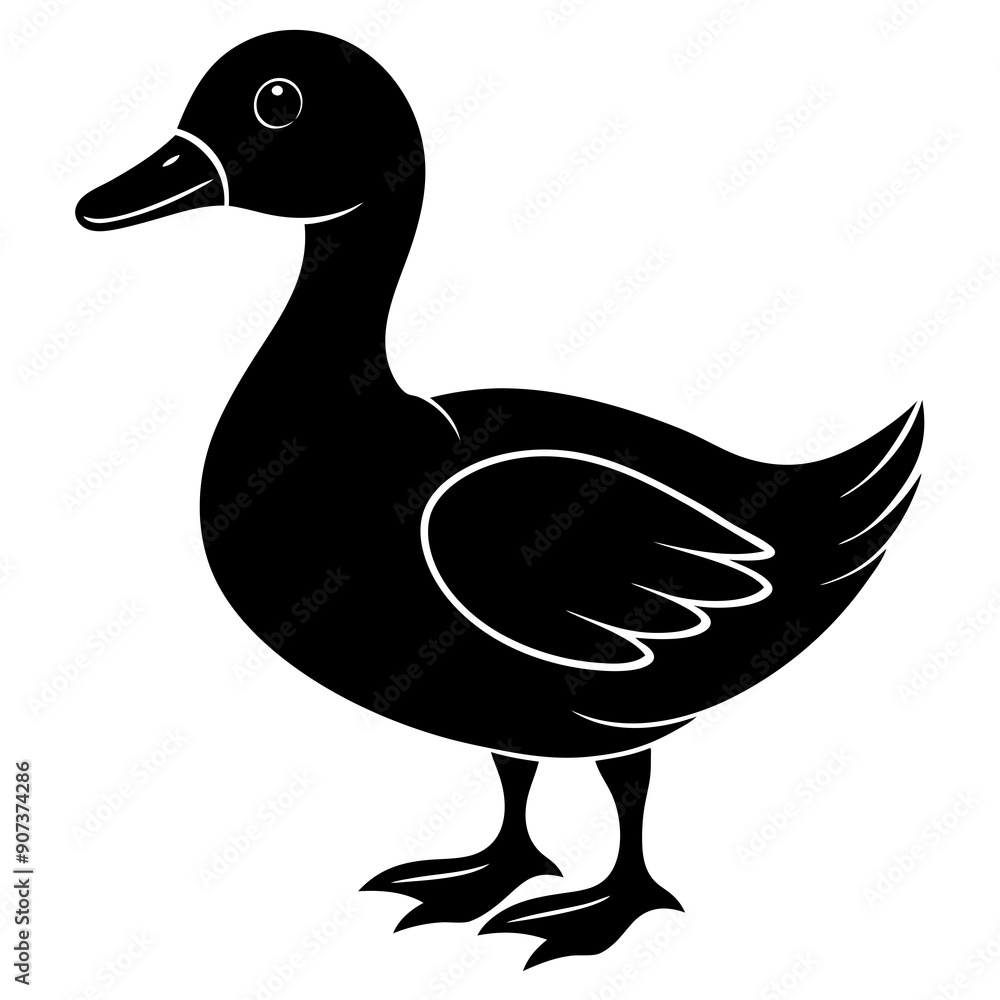 duck isolated on white, duck vector illustration, pet vector art, ducks silhouette, animal vector icon, eps duck isolated on white, duck vector illustration, pet vector art, ducks silhouette, animal vector icon, eps