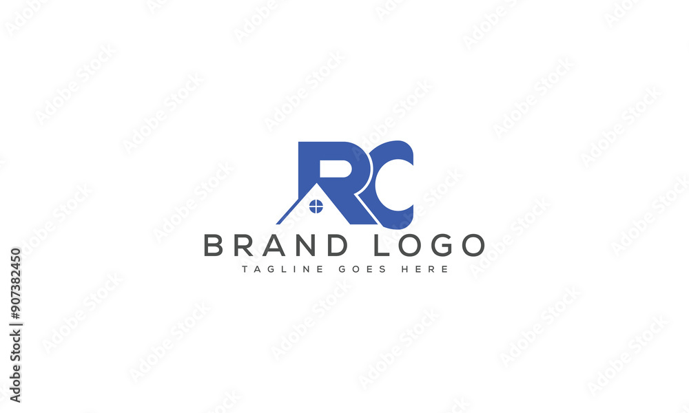 letter RC logo design vector template design for brand. letter RC logo design vector template design for brand.