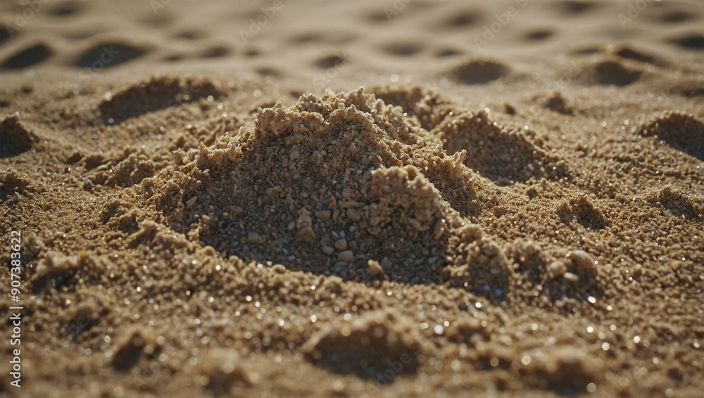 Image of sand on the beach, AI generated 1 Image of sand on the beach, AI generated 1