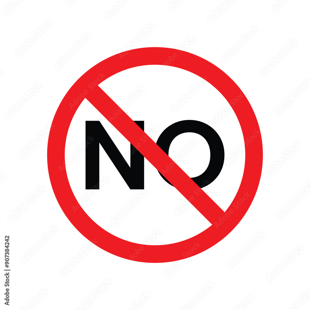 vector No Signs warning or stop symbol
vector No Signs warning or stop symbol