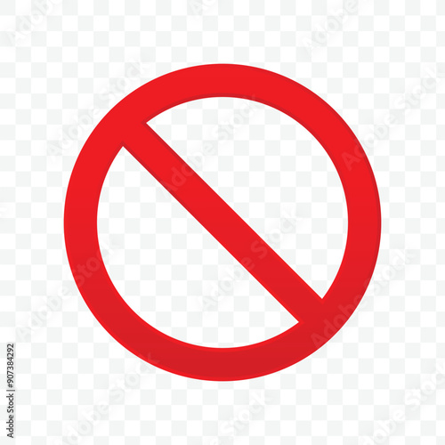 vector A red icon no sign design
