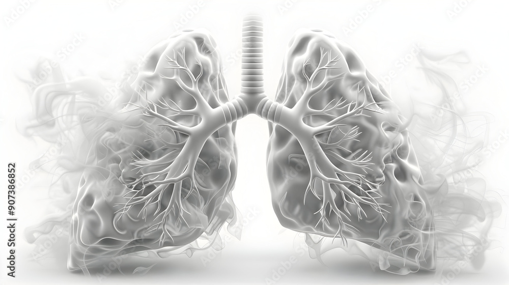 Smoker's Lungs: The Damage of Cigarette Smoke Smoker's Lungs: The Damage of Cigarette Smoke