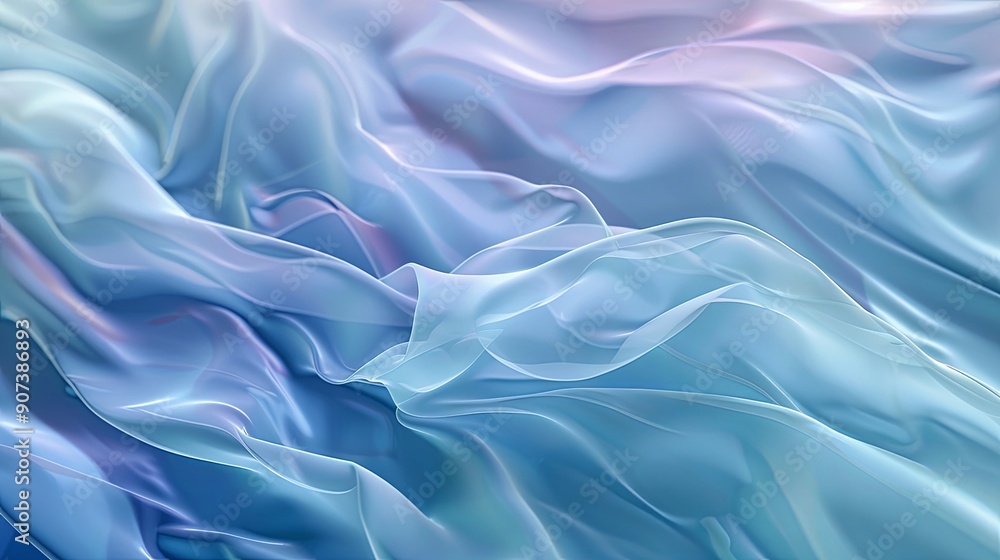 Elegant Gradient Frosted Glass Sculpture, Flowing Transparent Design with Cyan and Powder Blue Tones, Artistic Glassware for Modern Decor and Aesthetic Appeal Elegant Gradient Frosted Glass Sculpture, Flowing Transparent Design with Cyan and Powder Blue Tones, Artistic Glassware for Modern Decor and Aesthetic Appeal