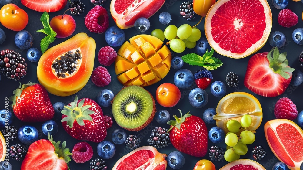 various fruit patterns various fruit patterns