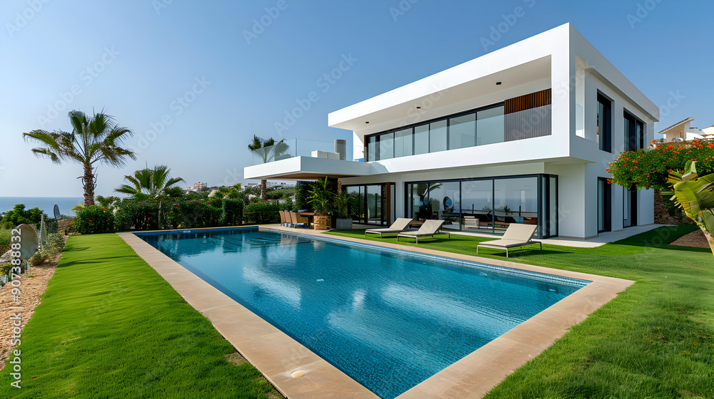 Modern Villa with Pool and Ocean Views Modern Villa with Pool and Ocean Views
