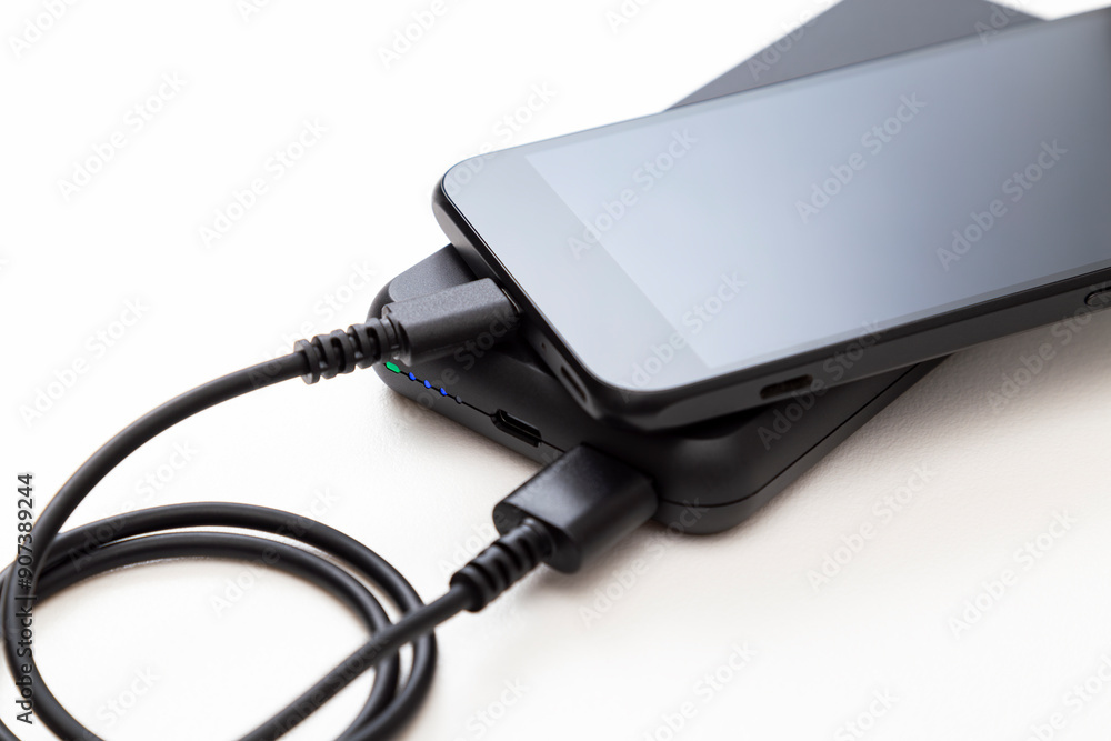 スマホとモバイルバッテリー スマホとモバイルバッテリー