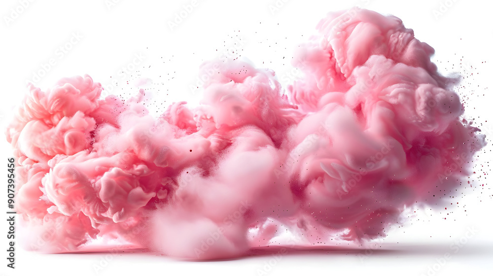 Pink Ink Cloud Explosion Pink Ink Cloud Explosion