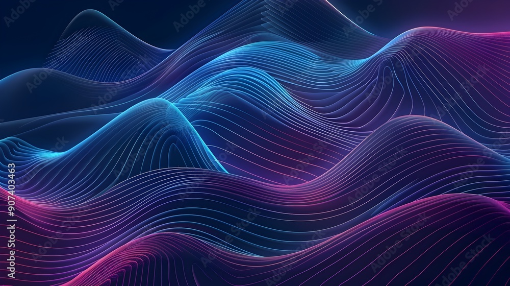 Energetic Abstract Gradient Wave Patterns for Dynamic Sports Backgrounds Energetic Abstract Gradient Wave Patterns for Dynamic Sports Backgrounds