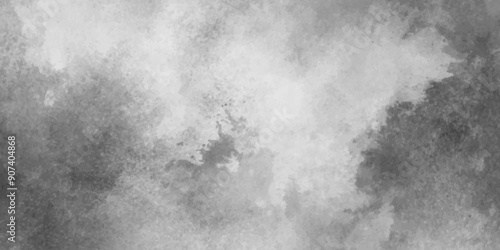 Abstract gray grunge background for cement floor texture,smoke fog or clouds in center with dark border grunge design.white or grey grunge texture,Wall. Brushstrokes. Painted gray grunge template,