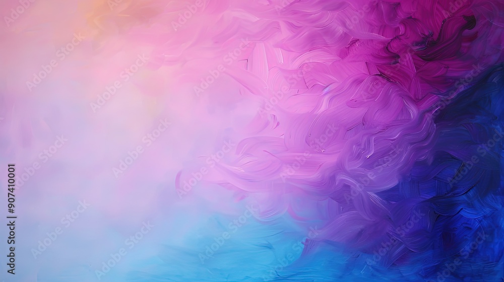 Abstract Artwork Featuring Gradient Contrast of Blue and Purple Abstract Artwork Featuring Gradient Contrast of Blue and Purple