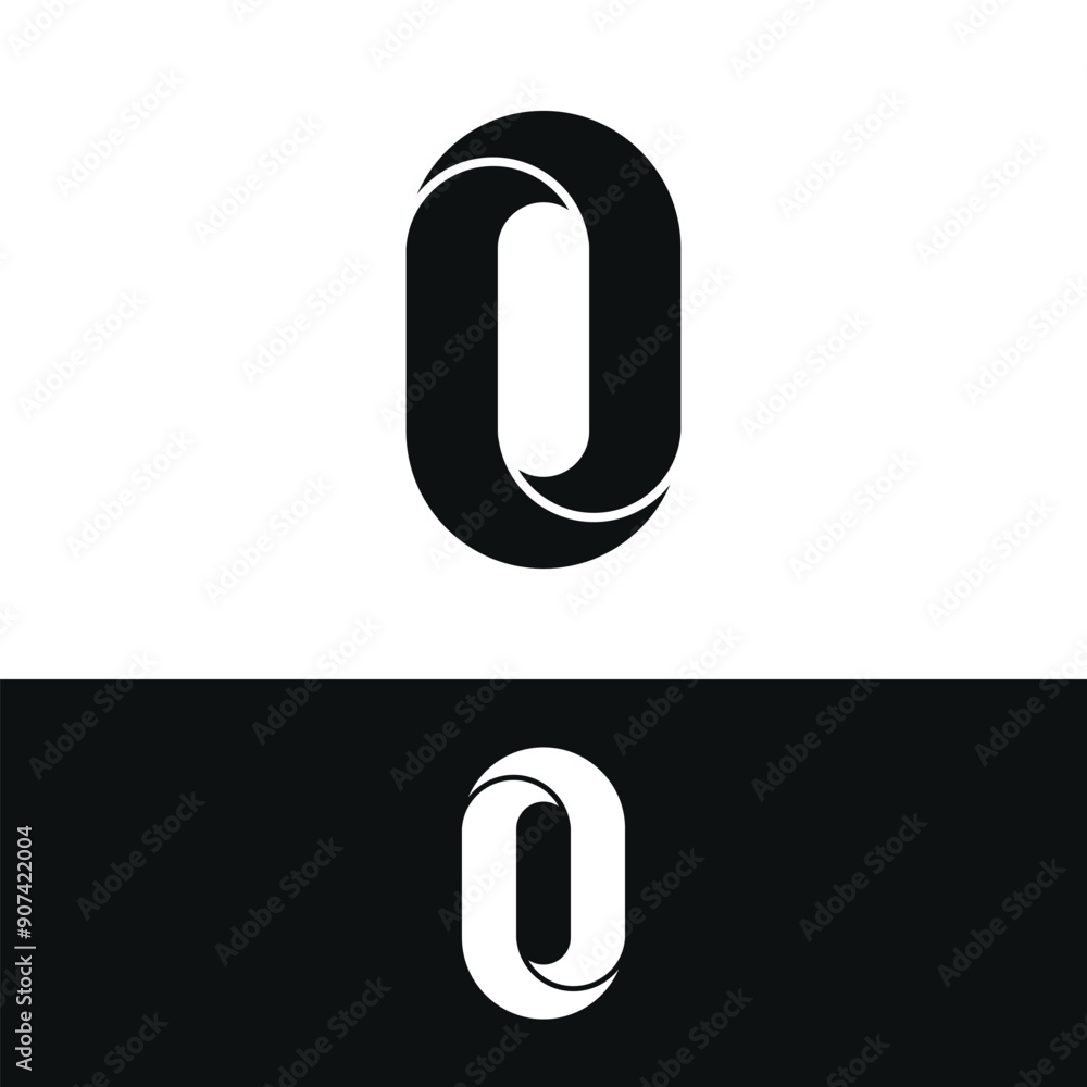 Abstract number 0 logo design concept. Premium Vector Abstract number 0 logo design concept. Premium Vector
