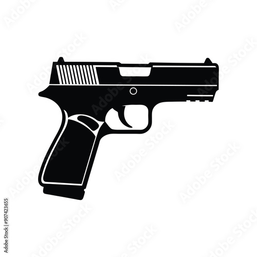 handgun silhouette
