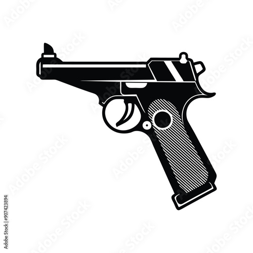 handgun silhouette
