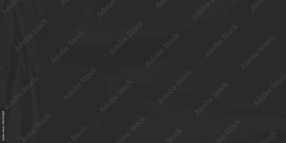 Obraz premium Dark black crumpled paper texture background. black crumpled and top view textures can be used for background of text or any contents. 