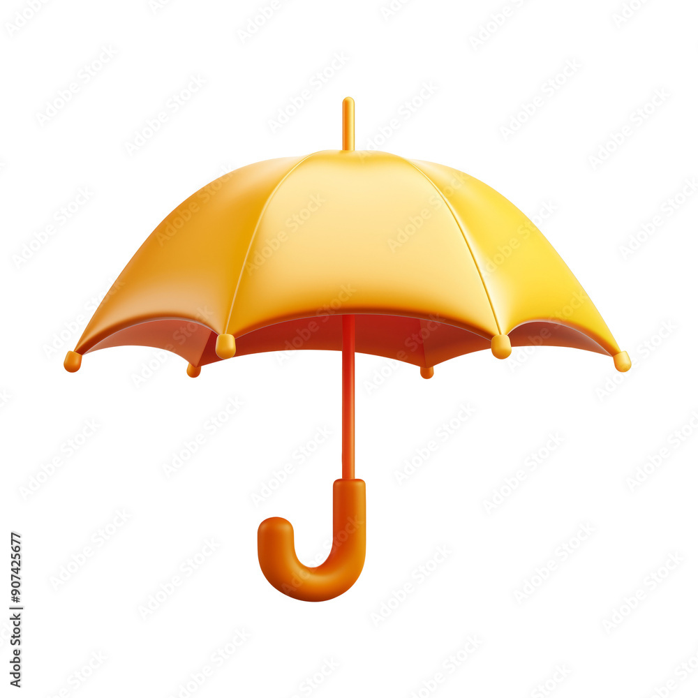 3D icon - heavy rain, on isolated transparent background 3D icon - heavy rain, on isolated transparent background
