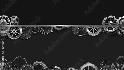 Abstract Gear Background photo