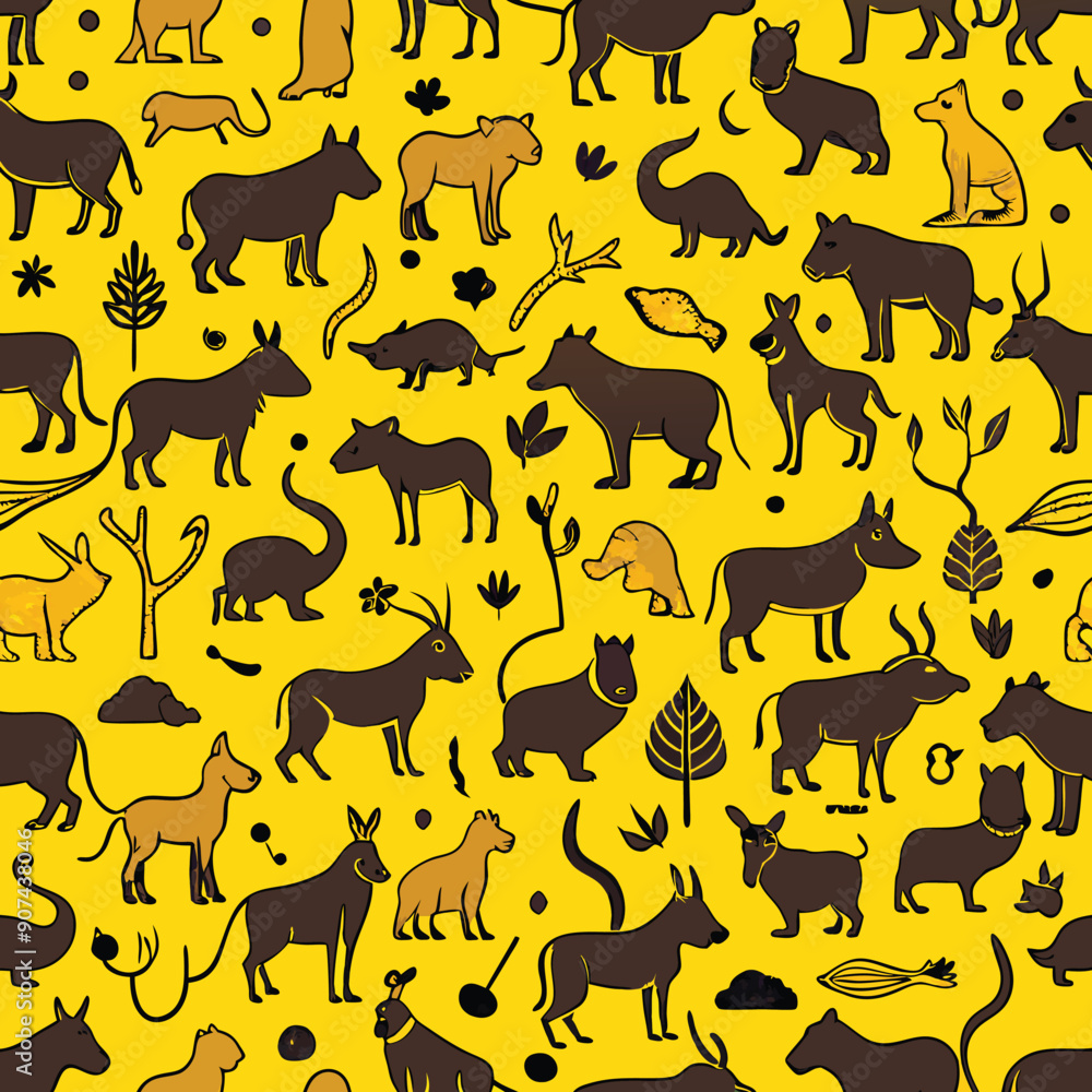 Seamless floral repeat pattern Seamless floral repeat pattern