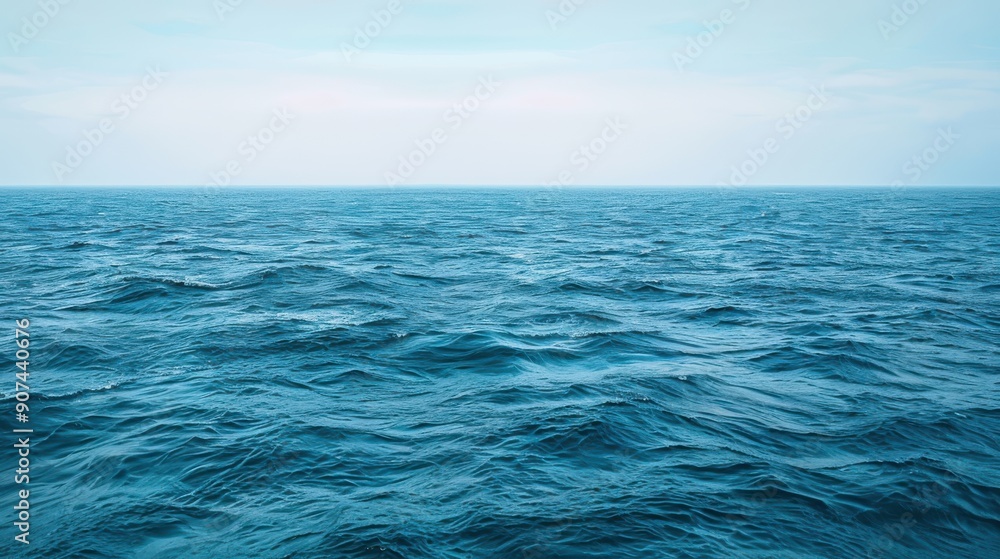 Fototapeta premium vast ocean background providing serene blue