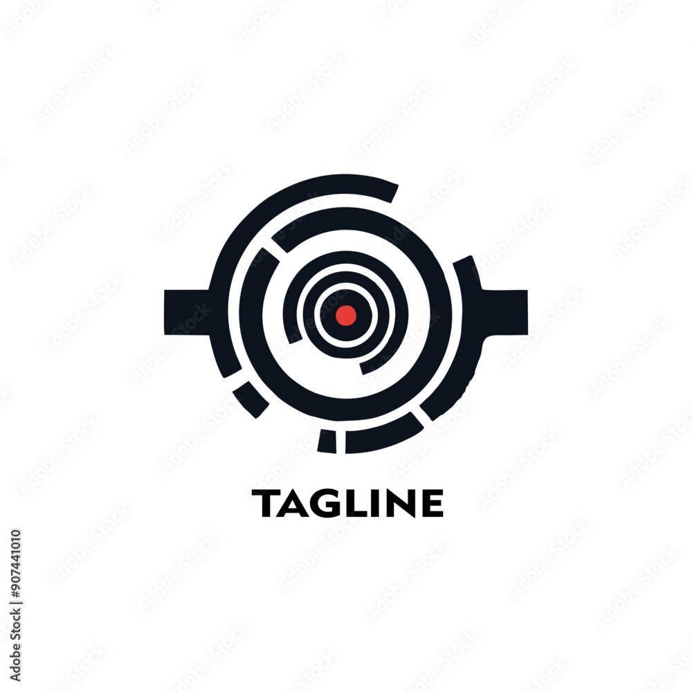 Strict Line Icon Logo Design Element. Can be used on web and mobile. Strict Line Icon Logo Design Element. Can be used on web and mobile.