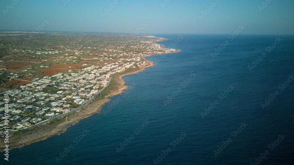 Torre Suda is from Lecce; it overlooks the Ionian Sea. It is located in south-western Salento and takes its name from a circular coastal tower, 13.5 meters high Torre Suda is from Lecce; it overlooks the Ionian Sea. It is located in south-western Salento and takes its name from a circular coastal tower, 13.5 meters high