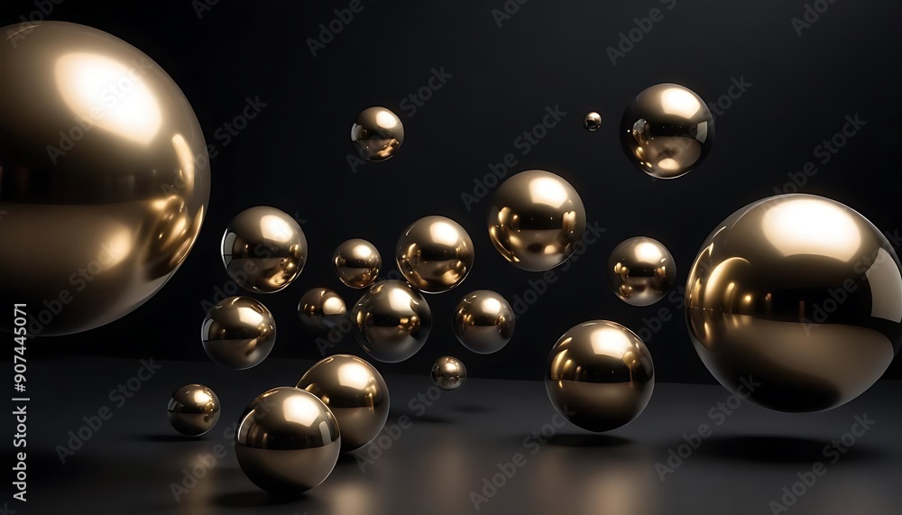 Floating Metallic Spheres Floating Metallic Spheres