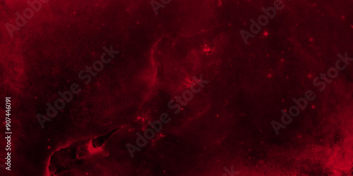 Universe with nebulae, galaxies and star clusters. Space background Fantastic outer view with realistic bright stars and cluster of gas clouds abstract vector design art. beautiful dark red powder.