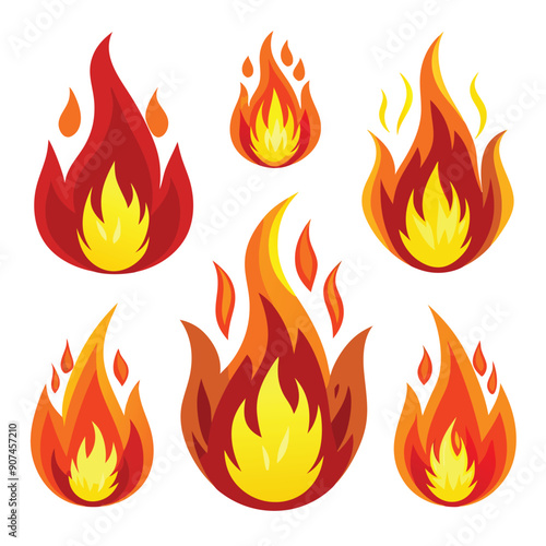 Fire Icons Set