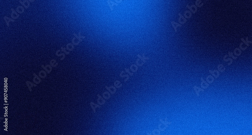 Futuristic blue gradient background grainy texture