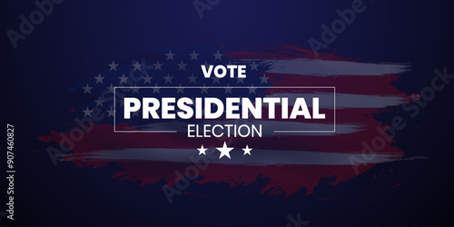Presidential Election USA, 2024 Presidential election day in united states. illustration vector graphic